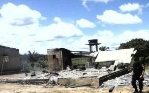 Alvo de disputa, fazenda é destruída misteriosamente 