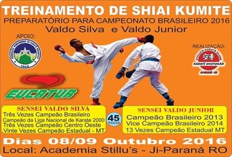 Seleção rondoniense de Karate treina em Ji-Paraná