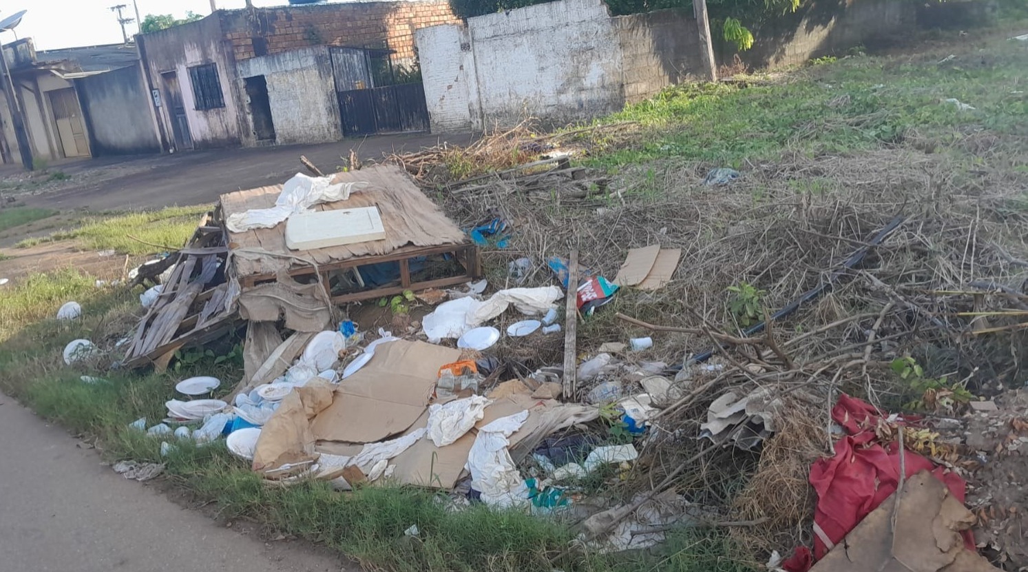 PEDIDO DE PROVIDÊNCIA: Moradora do Nova Porto Velho pede limpeza de terreno baldio