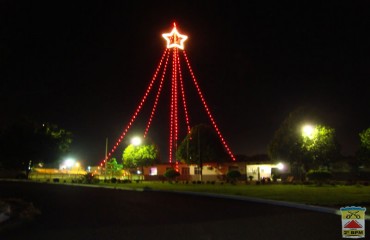 2° Batalhão da Polícia Militar de Ji-paraná inaugura a iluminação de natal 