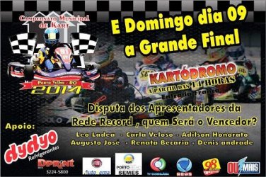 Final do municipal de kart é neste domingo (9)