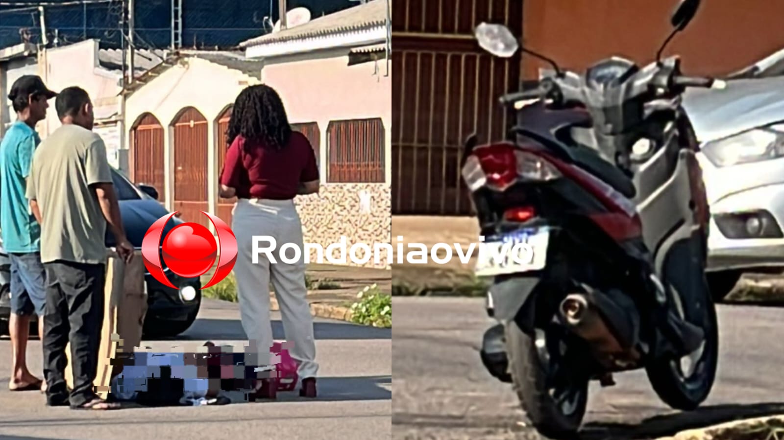 URGENTE: Mulher sofre grave fratura exposta e causador de acidente foge