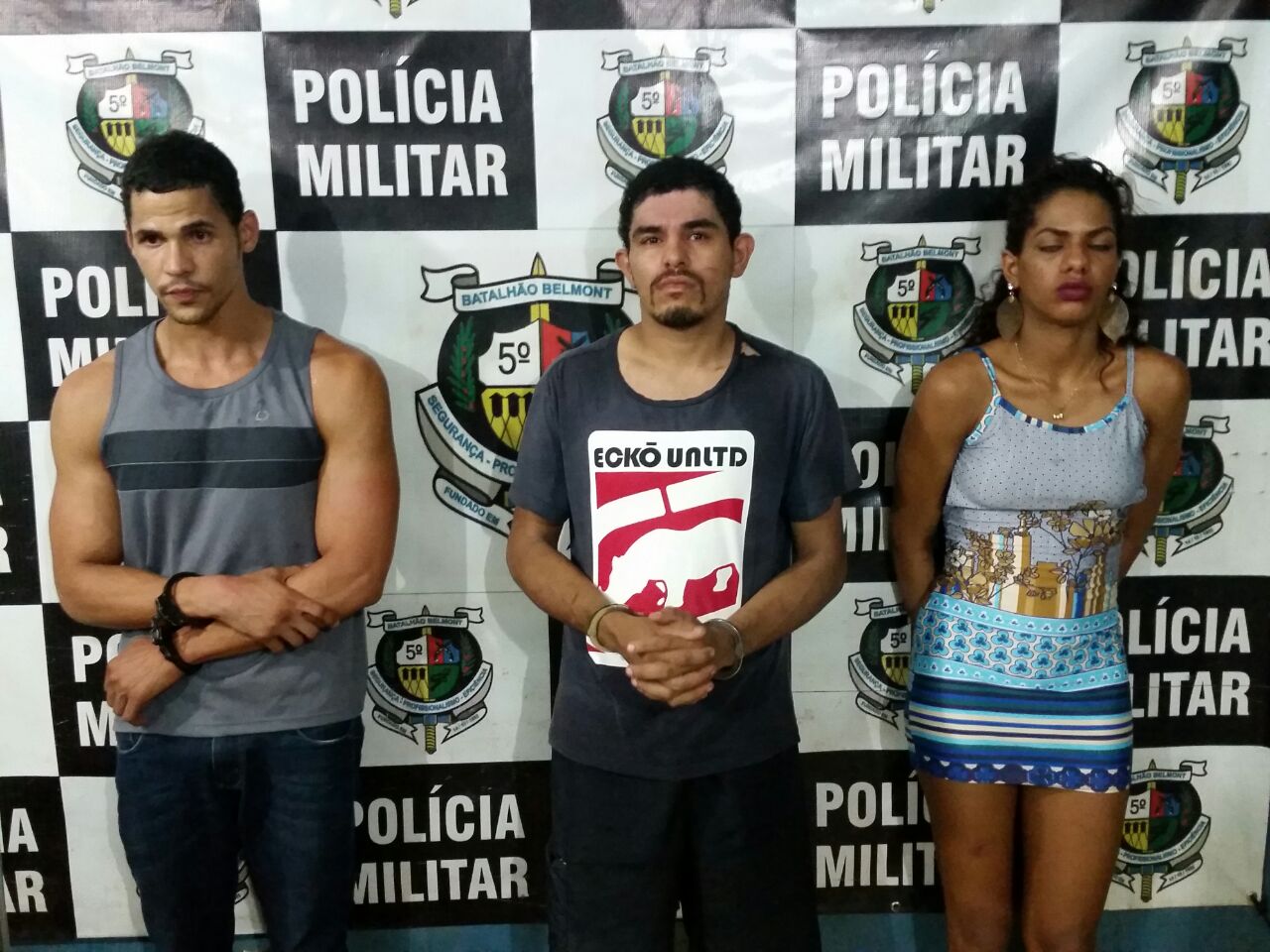 BOCA: Trio é preso suspeito de tráfico de drogas