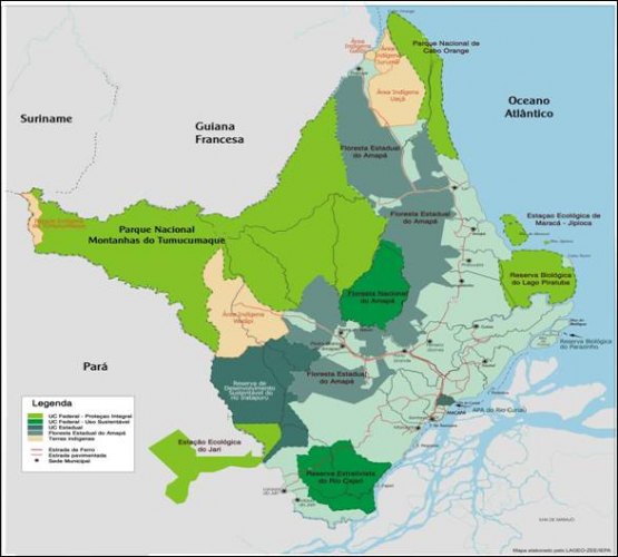 Mapa inédito revê disputa pela região do Amapá entre Brasil e França