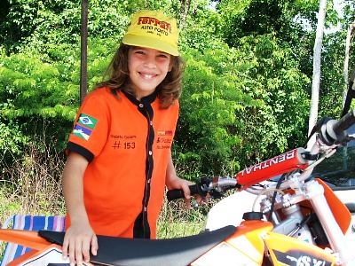 Gabriel Caian é bicampeão estadual de motocross