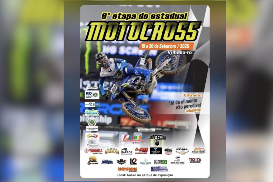 LIMERO: Vilhena sedia sexta etapa do Campeonato Estadual de Motocross