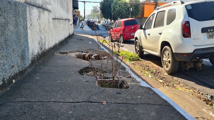 PORTO VELHO: Tampas de bueiros desaparecem colocando em risco a população