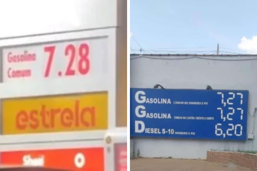 AUMENTOU: Por causa da seca, gasolina sobe para até R$ 7,28 na capital