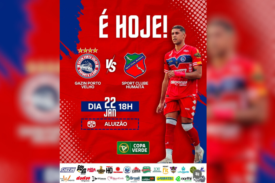 COPA VERDE: Gazin Porto Velho enfrenta Sport Clube Humaitá nesta quarta (22)