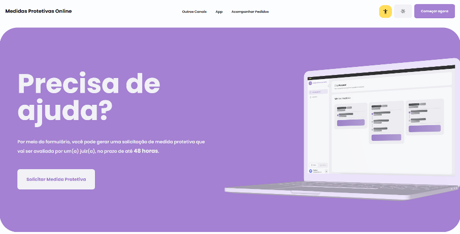 MEDIDA PROTETIVA ON-LINE: Decisão em tempo recorde surpreende vítima, que nem conhecia a ferramenta