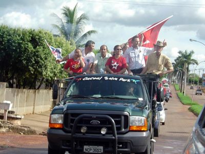 Caravana Lula Presidente chega em Pimenta Bueno