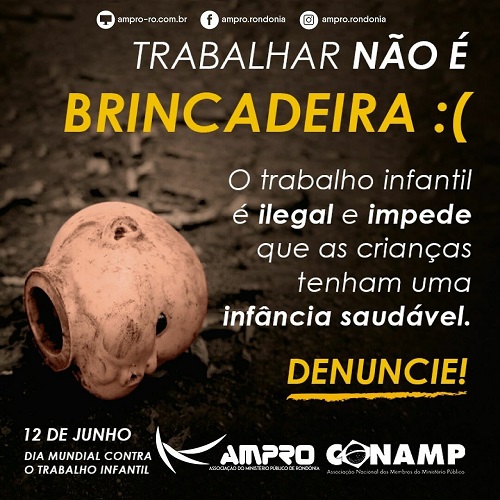 CAMPANHA : Termo define estratégia para combater trabalho infantil no campo