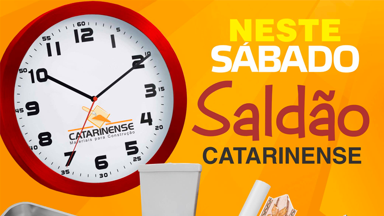 NÃO PERCA: 10 HORAS DE SALDÃO CATARINENSE