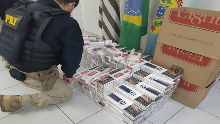 AÇÃO: Brasil apreende 114 milhões de maços de cigarro contrabandeados em dois anos