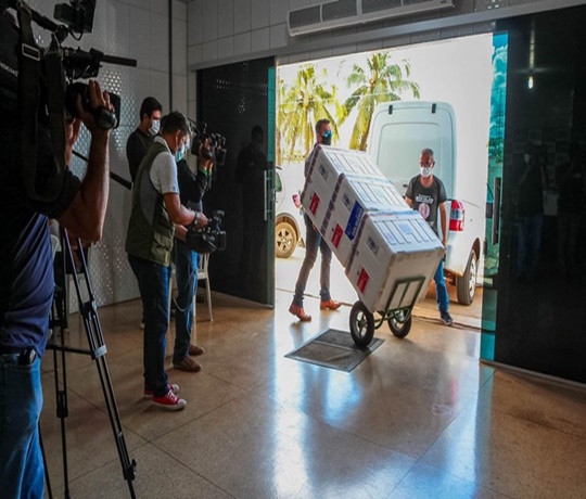 COVID-19: Governo de Rondônia recebe mais uma remessa de vacinas com 24.700 doses