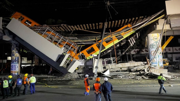 TRAGÉDIA: Queda de viaduto por onde passava metrô deixa mais de 20 mortos e vários feridos