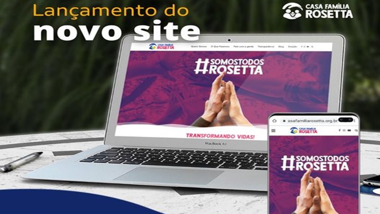 DE CARA NOVA: Casa Família Rosetta lançará oficialmente site nesta sexta-feira (16)