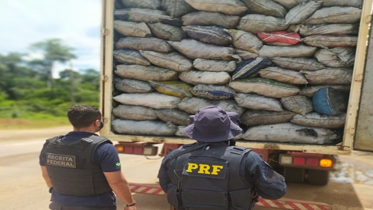 IRREGULARIDADES: PRF e RFB flagram crime ambiental e uso de documento falso