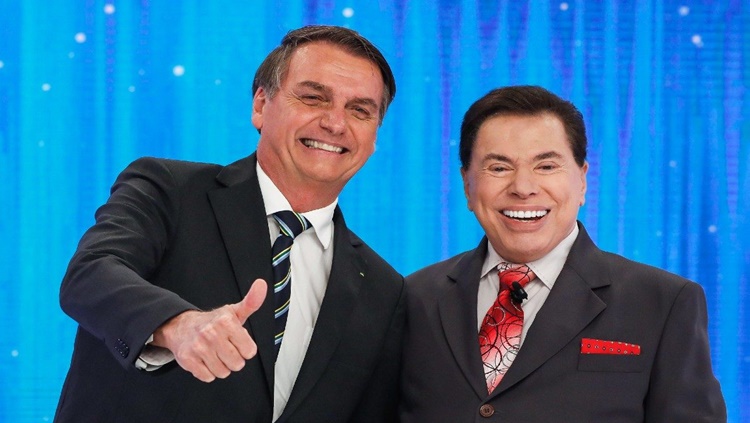 SERÁ? - ‘Vou perguntar se ele vai se reeleger’, diz Silvio Santos sobre Bolsonaro