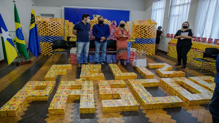 PORTO VELHO: Páscoa Solidária arrecada 12 mil caixas de chocolates para crianças