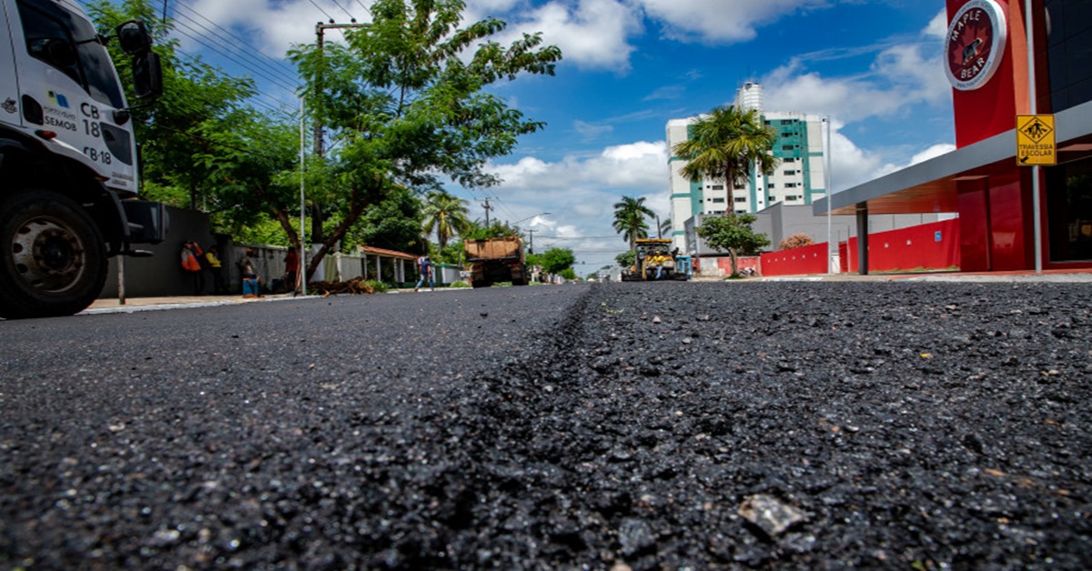 INFRAESTRUTURA: Avenida Calama recebe obras de recapeamento asfáltico em Porto Velho