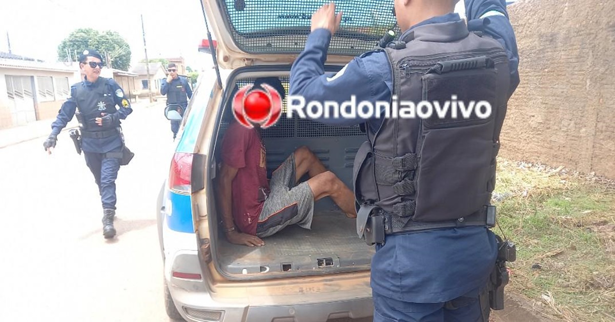 LEVOU PEIA: Populares espancam acusado de invadir casa e furtar pitbull 