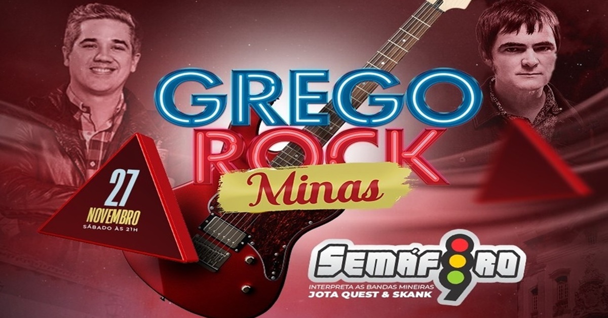 SKANK E J. QUEST: Grego Original vai homenagear o rock mineiro; confira os sorteados