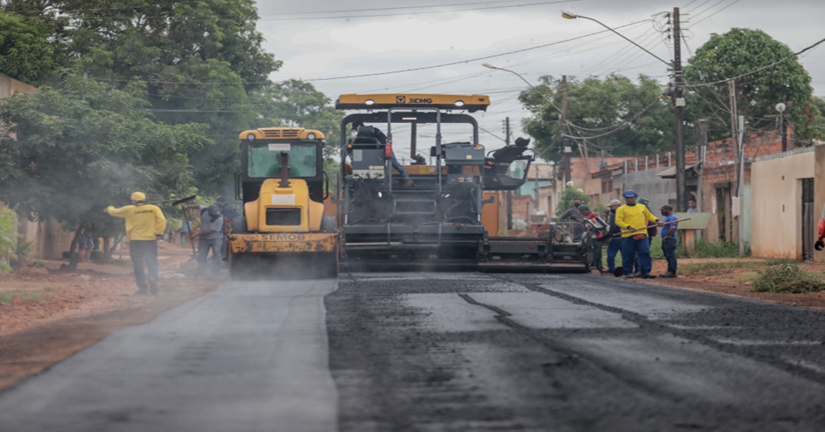 INFRAESTRUTURA: Porto Velho ultrapassa meta e asfalta mais de 100 quilômetros em 2021