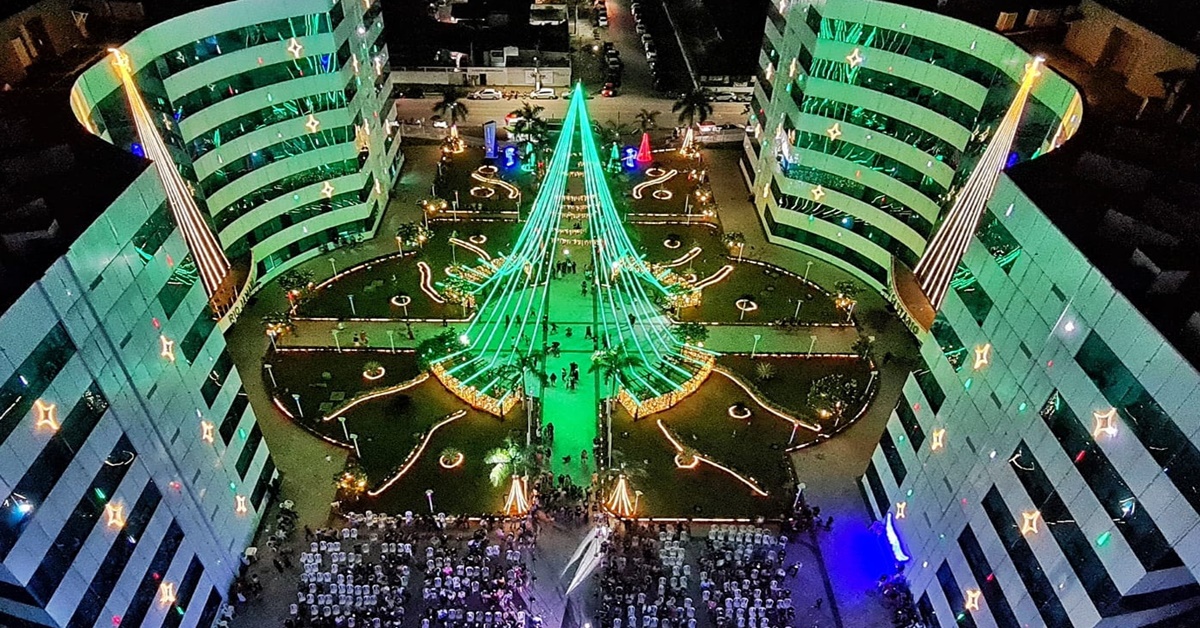 PALÁCIO RIO MADEIRA: Luzes natalinas são acesas e promovem momento único para famílias