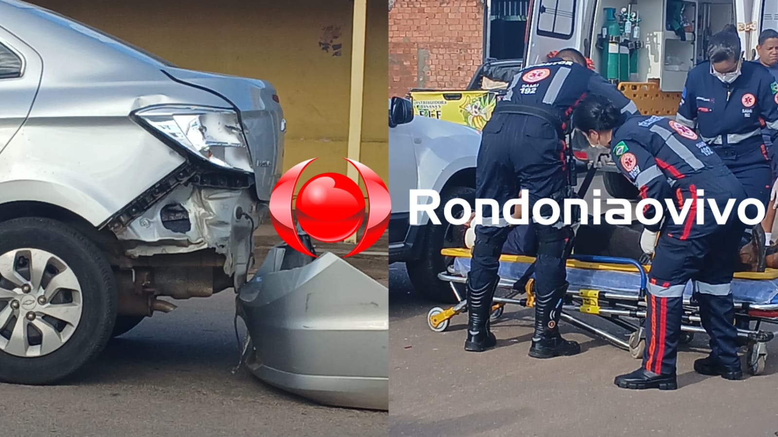 URGENTE: Casal fica ferido após grave acidente na Raimundo Cantuária 