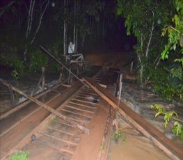 RIO MORORÓ - Enchente afeta centenas de residências