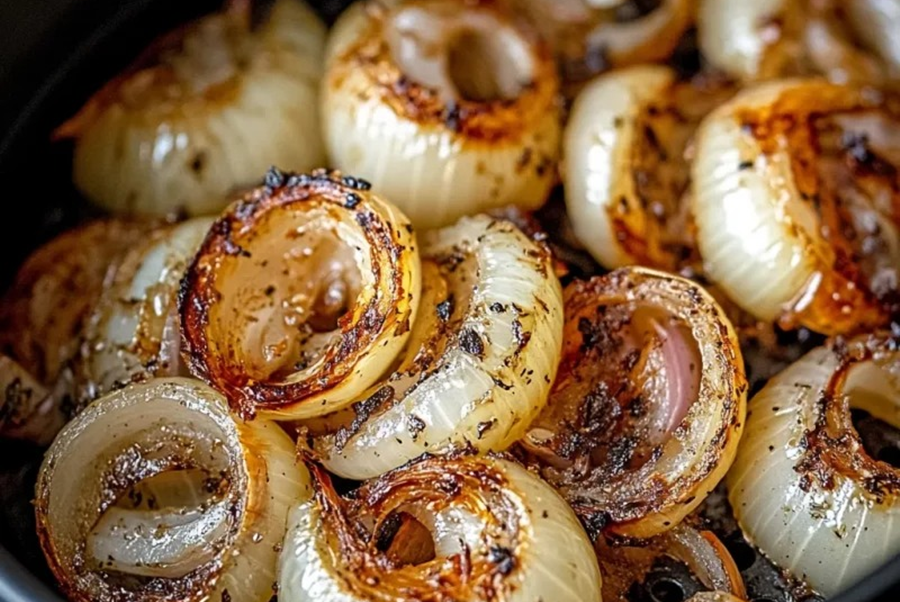 HUMMM: Aprenda essa receita deliciosa de cebolas na air fryer 