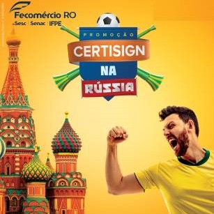 RÚSSIA 2018: Fecomércio-RO vai sortear 11 passagens para a Copa do Mundo