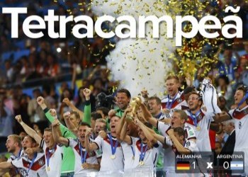 Alemanha é a primeira seleção europeia campeã nas Américas