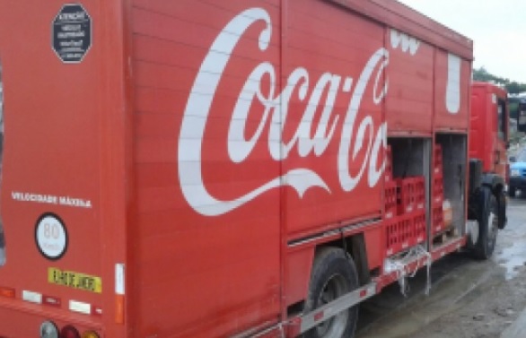 Bandidos tentam assaltar caminhão da Coca-Cola na RO-383