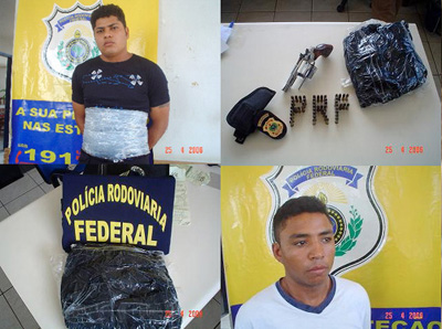 Polícia Rodoviária apreende mais de um quilo de cocaína em ônibus na BR