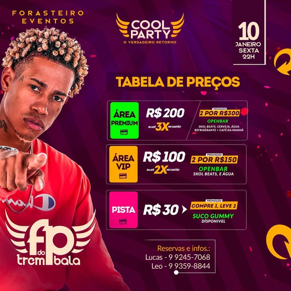 Confira os ganhadores para a 3ª edição da Cool Party