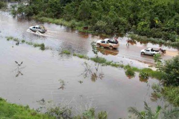 Inundação atinge famílias em oito municípios de Rondônia