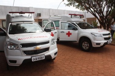 Saúde de Rolim de Moura recebe duas Ambulâncias