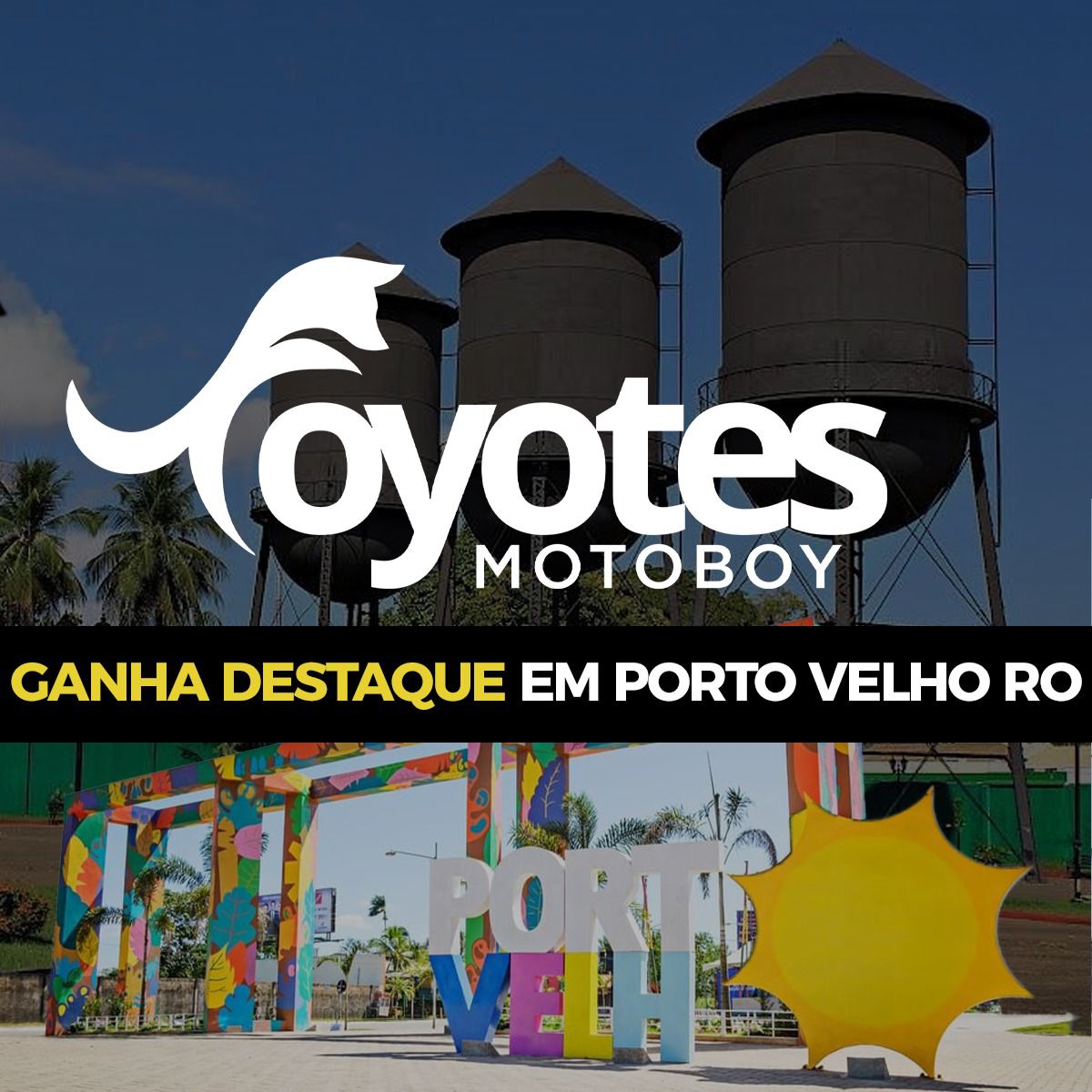 COYOTES: O melhor app de entrega em Porto Velho