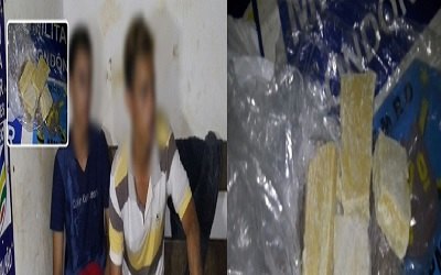 Menores são detidos com pedras de crack adquiridas