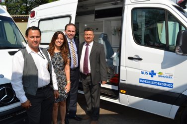 Hospital do Câncer de Barretos recebe ambulância por indicação do deputado Flávio Lemos