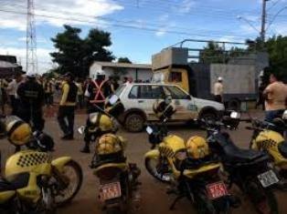 Grupo de Mototaxistas salva mulher que era espancada pelo marido
