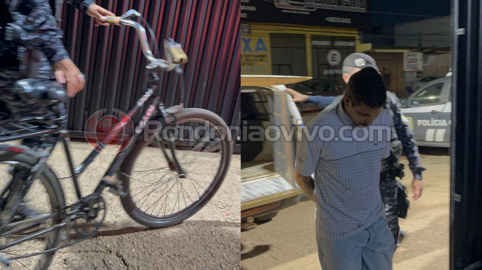 FIM DO ROLÊ: Foragido é preso enquanto passeava de bicicleta na Piratininga 