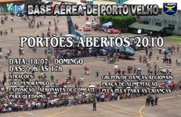 PORTÕES ABERTOS 2010- Base Aérea recebe comunidade para tradicional evento