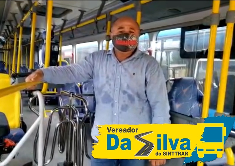 TUDO OK: Vereador Da Silva fiscaliza novos ônibus do transporte coletivo da capital