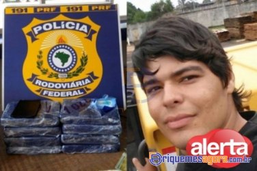 Rapaz é preso transportando 8Kg de drogas na BR-364