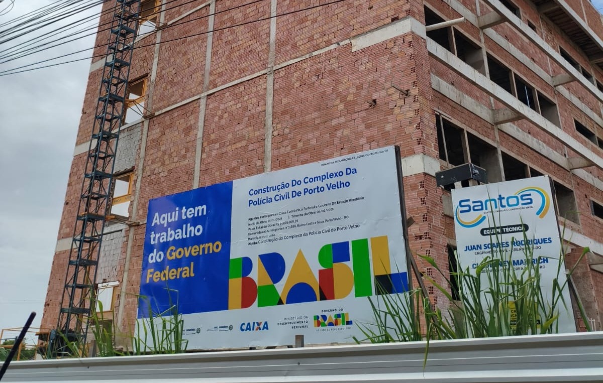 SUPER COMPLEXO: Governo Lula constrói prédio de R$ 14,8 milhões para a Polícia Civil em Rondônia