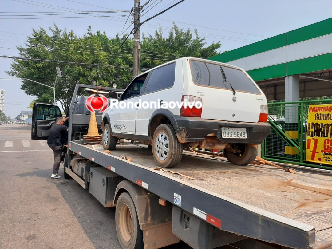 EM PORTO VELHO: PM faz cerco e prende casal com automóvel roubado no Mato Grosso