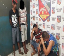 NA LESTE: Quatro suspeitos são detidos vendendo drogas